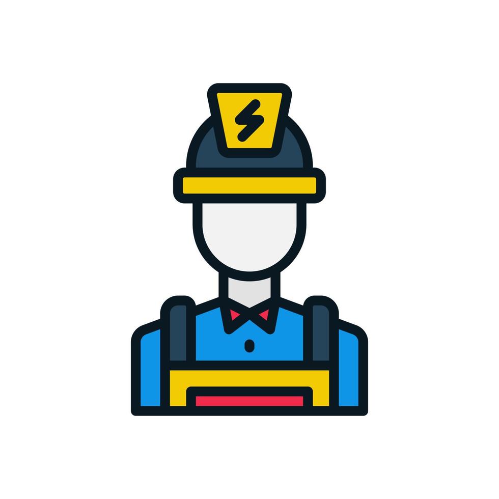 electrician icon for your website design, logo, app, UI. vector