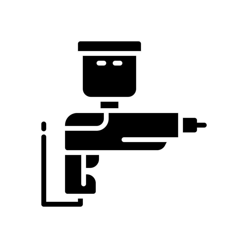 spray gun icon for your website, mobile, presentation, and logo design. vector