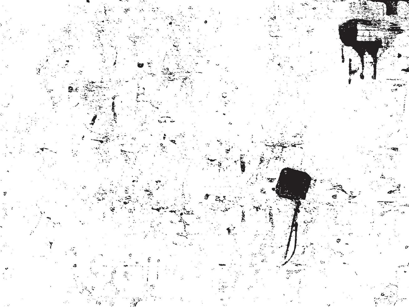 Distressed Black and White Grunge Background with Messy Texture and Empty Space for Copy vector