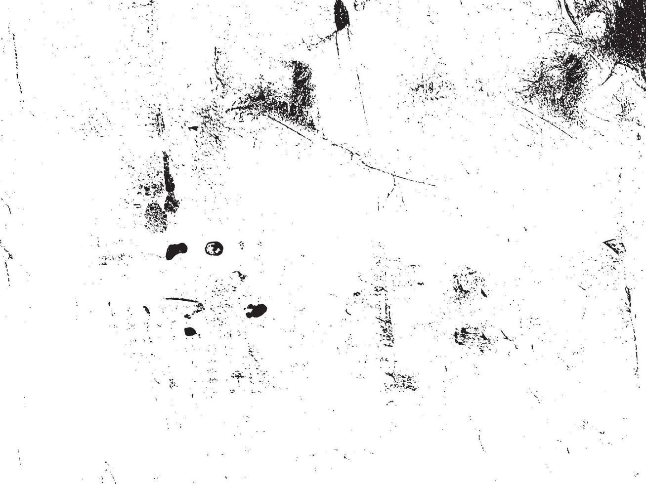 Distressed Black and White Grunge Background with Messy Texture and Empty Space for Copy vector