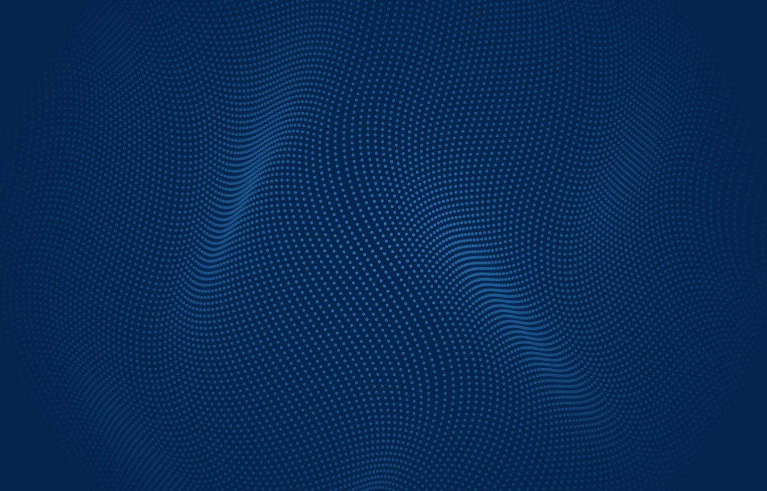 Deep Blue Halftone Background vector