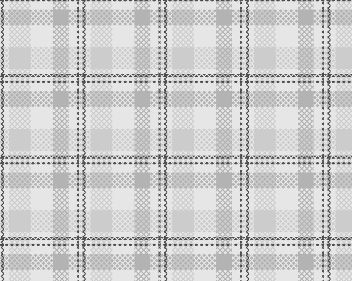 Plaid check patten in brown navy, gray,black and white.Seamless fabric texture for print. vector