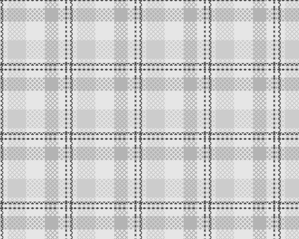 Plaid check patten in brown navy, gray,black and white.Seamless fabric texture for print. vector