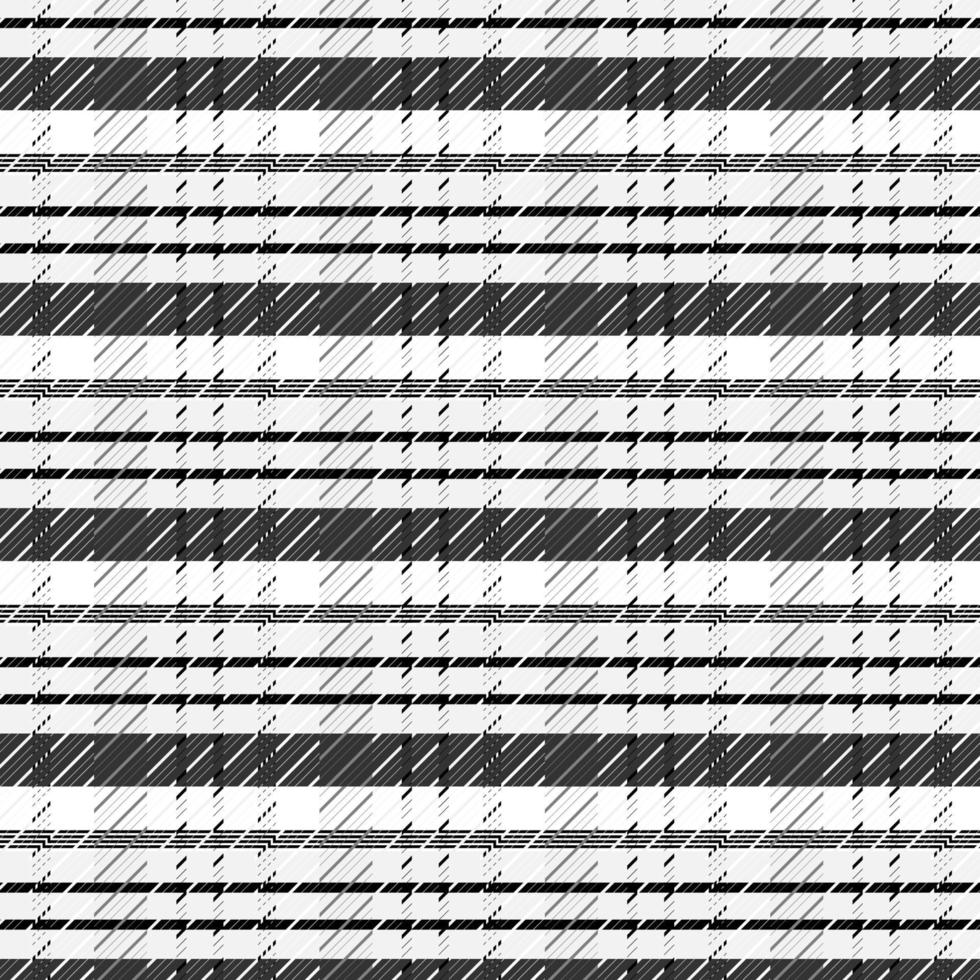 Plaid check patten in brown navy, gray,black and white.Seamless fabric texture for print. vector