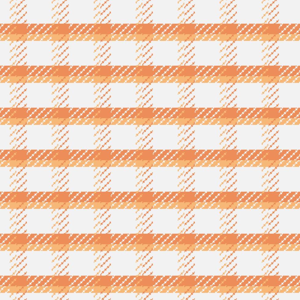 tartán cheque zueco en naranja Armada, gris.sin costuras tela textura para impresión. vector