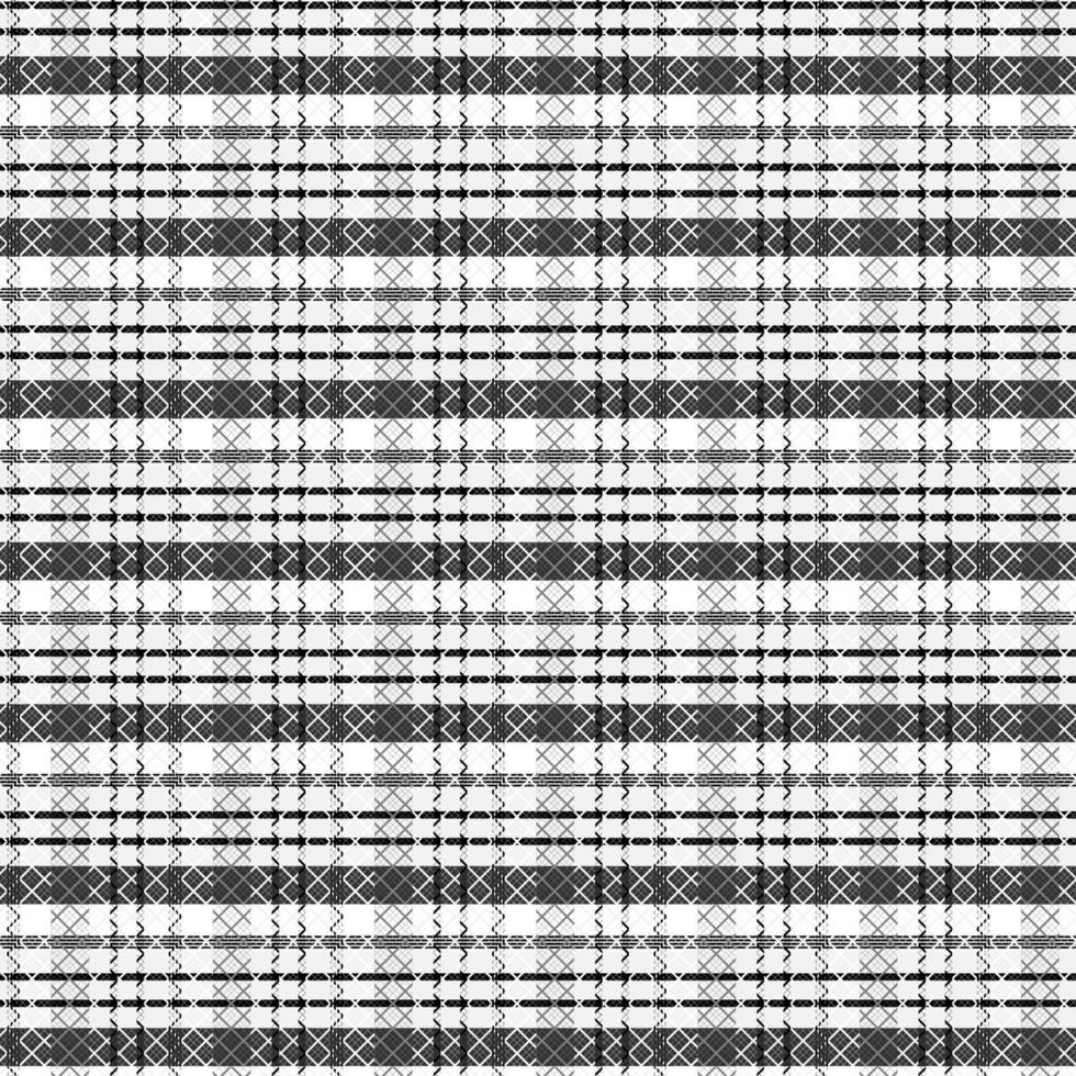 Plaid check patten in brown navy, gray,black and white.Seamless fabric texture for print. vector