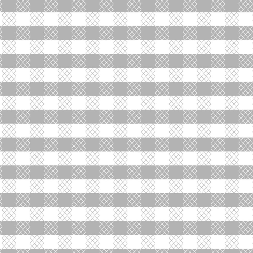 Plaid check patten in brown navy, gray,black and white.Seamless fabric texture for print. vector