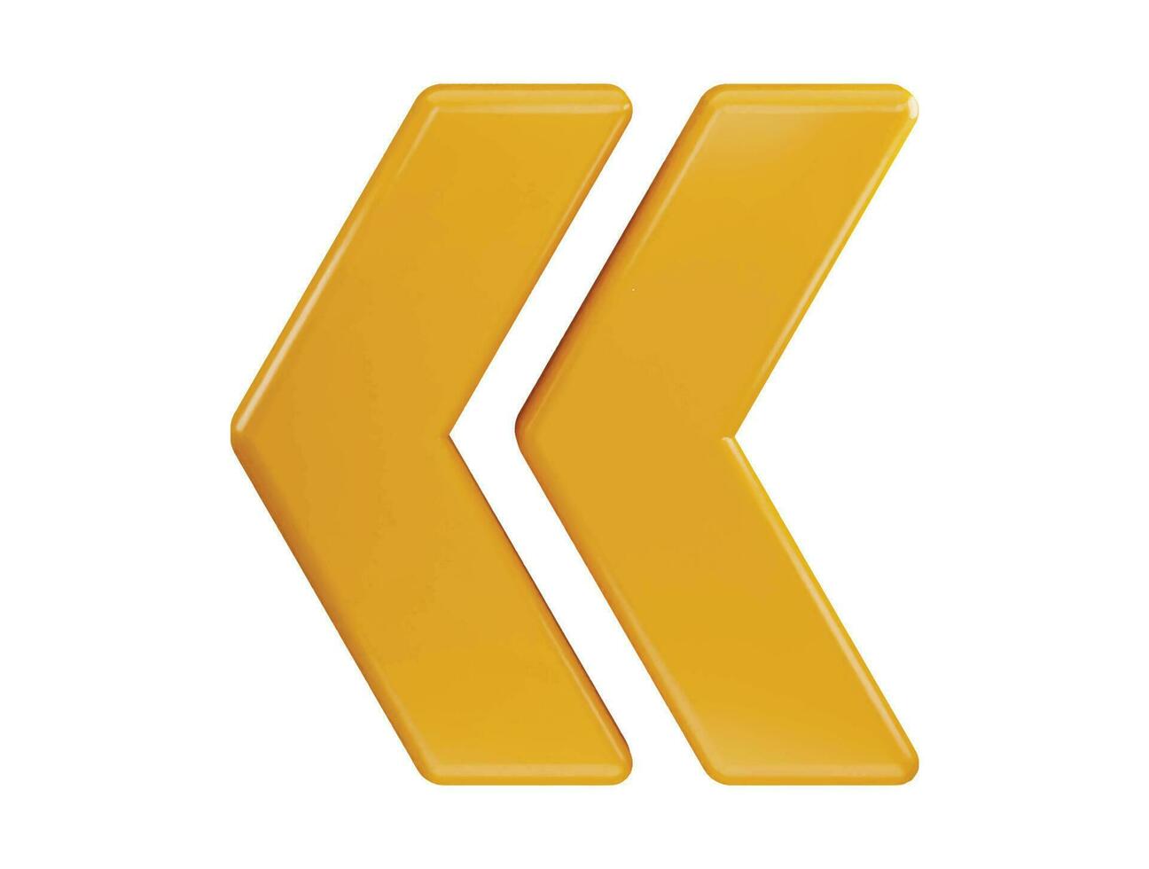 Arrow icon on 3d rendering vector illustration