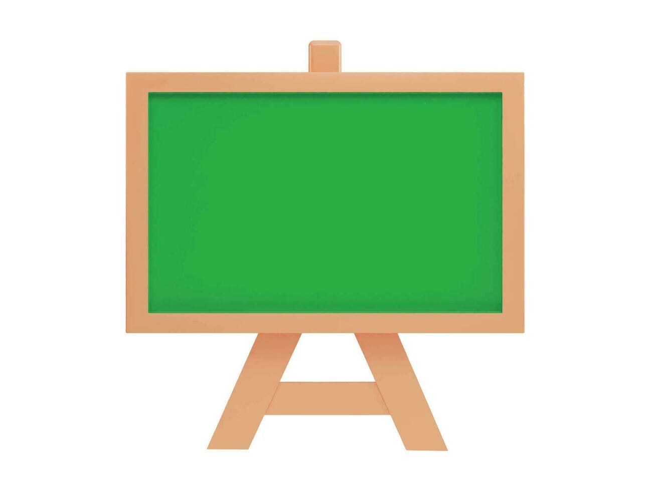 School board with 3d rendering vector icon illustration