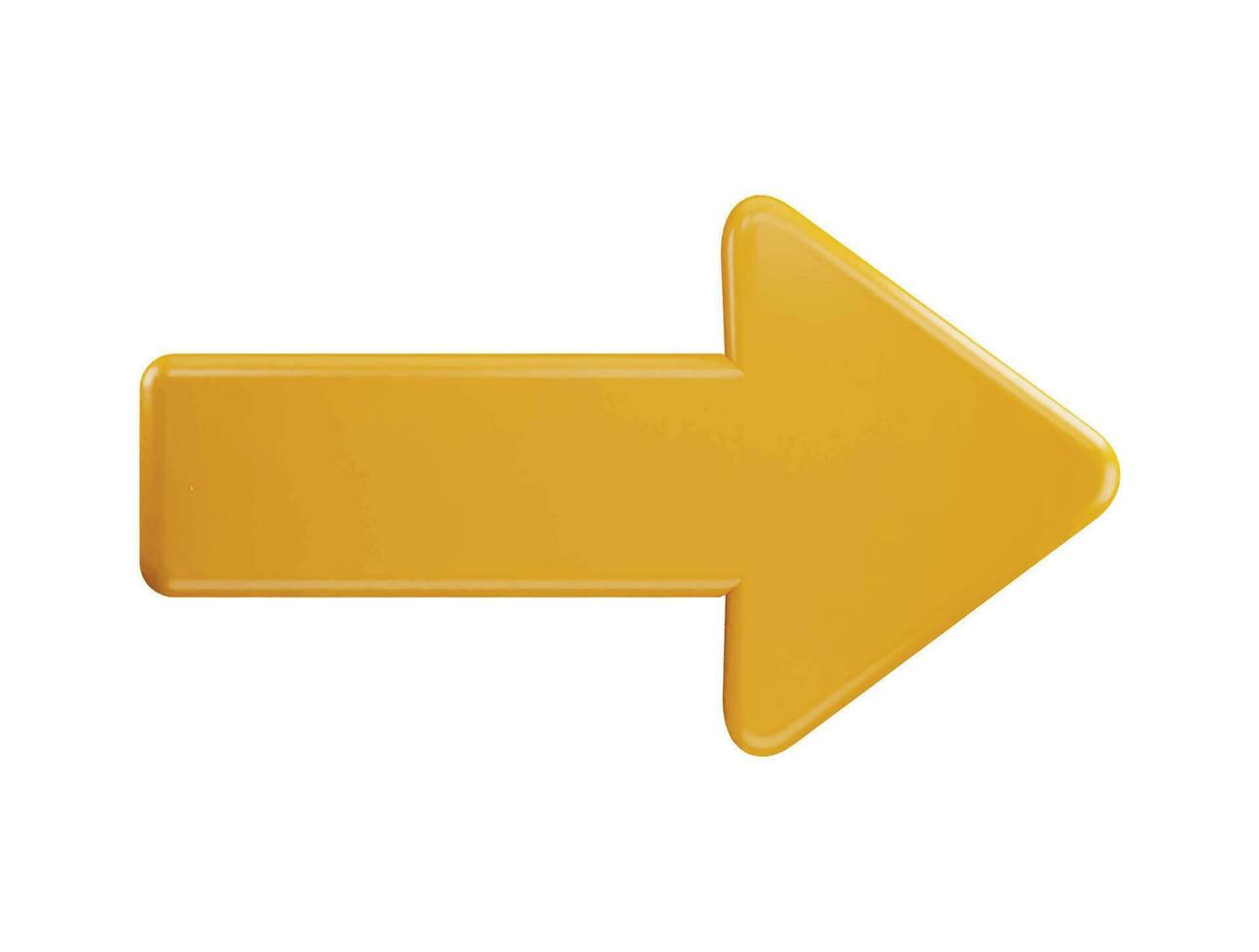 Arrow icon on 3d rendering vector illustration