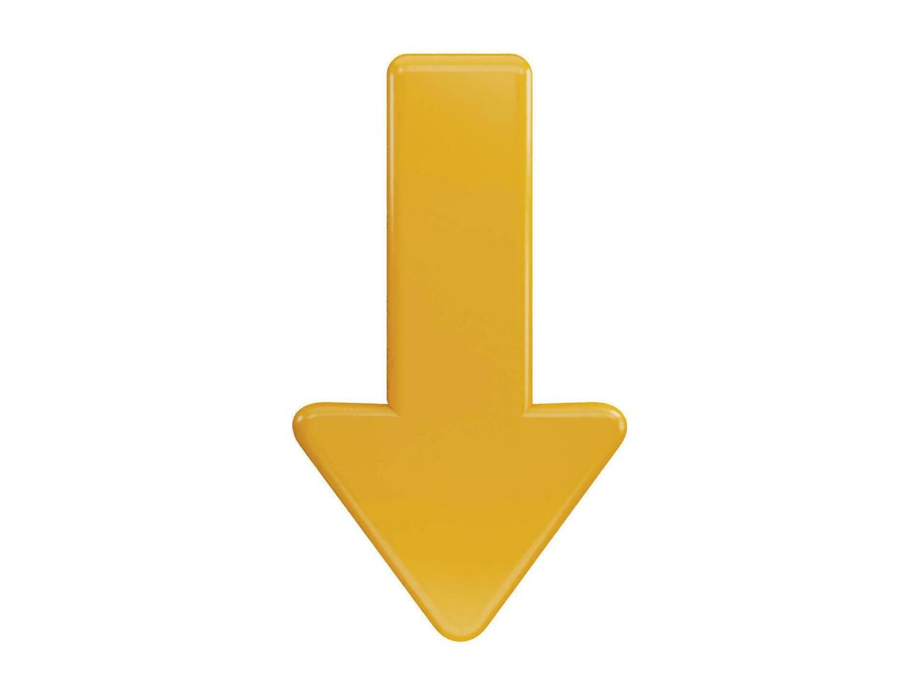 Arrow icon on 3d rendering vector illustration
