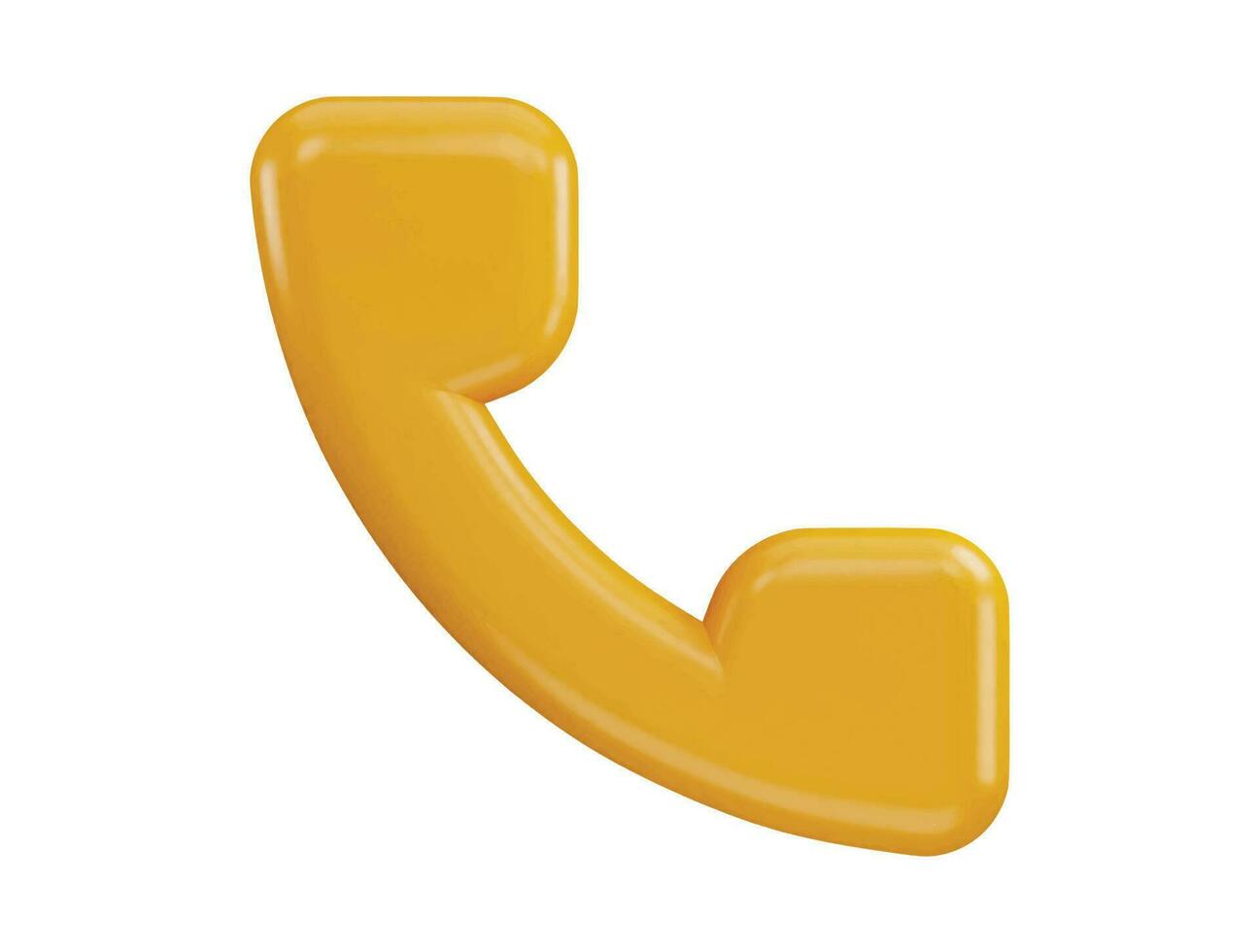 Phone with 3d rendering vector icon illustration