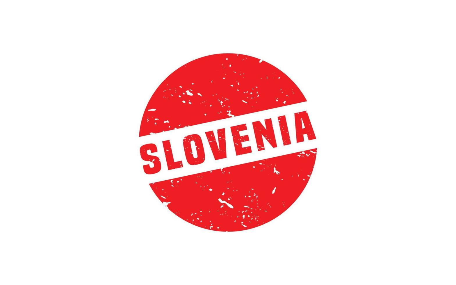 SLOVENIA stamp rubber with grunge style on white background vector