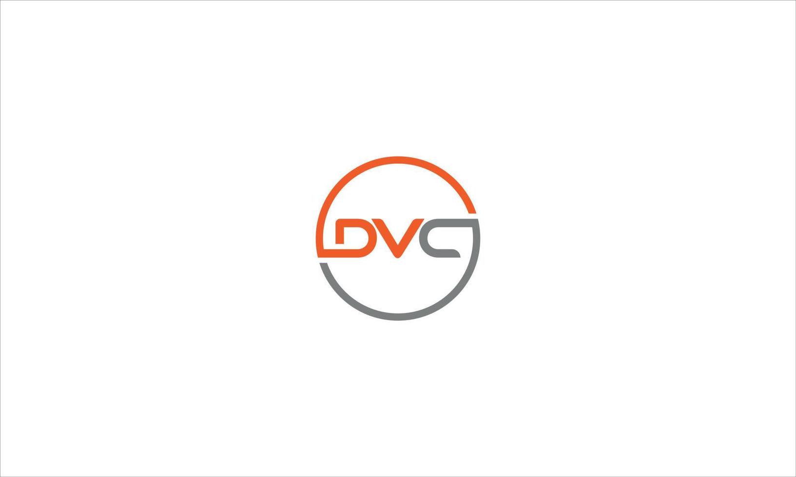 Initial DVC letter logo design. CVD creative initials letter logo concept. DVC letter design. Pro Vector