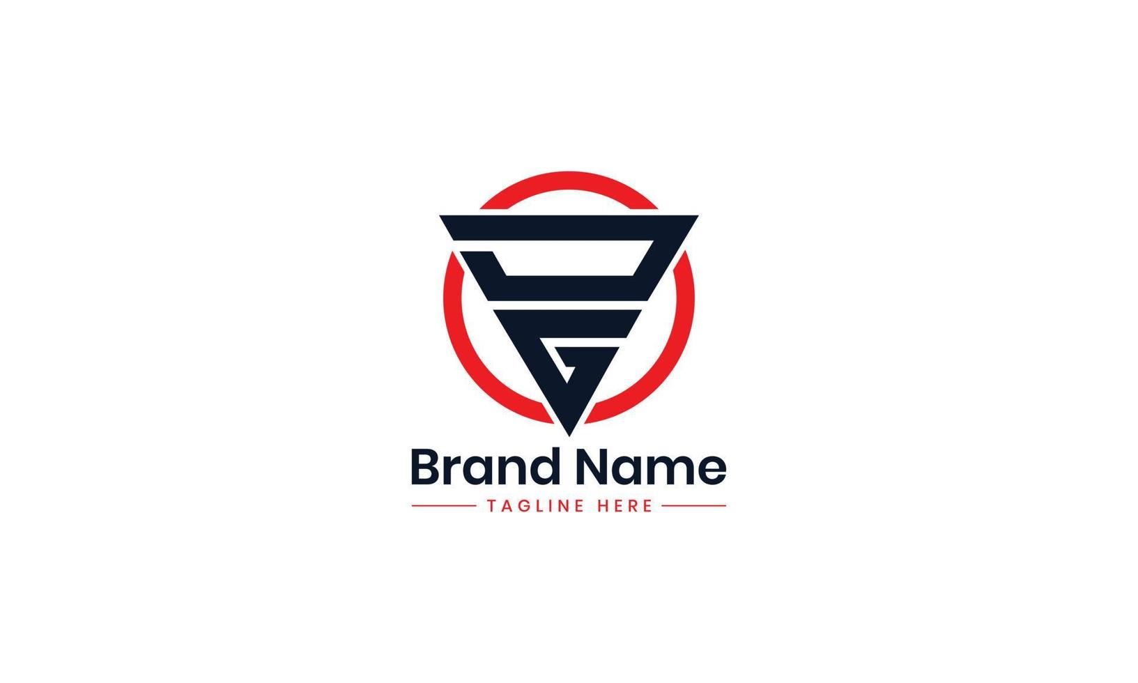 Letter DG monogram logo design GD vector logo designs , DG logo