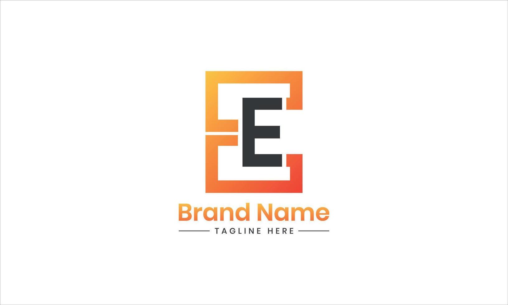 EE logo. EE design. EE letter logo design. Initial letter EE linked monogram logo. Pro Vector