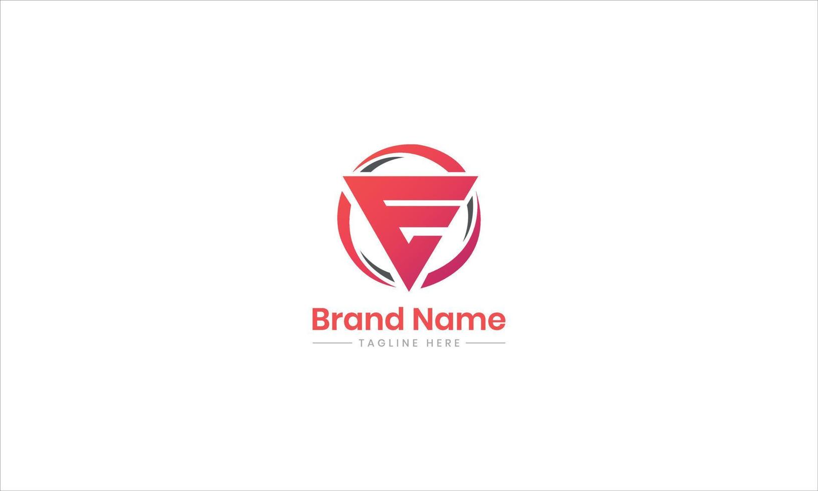Modern Creative Triangle E letter E vector logo template