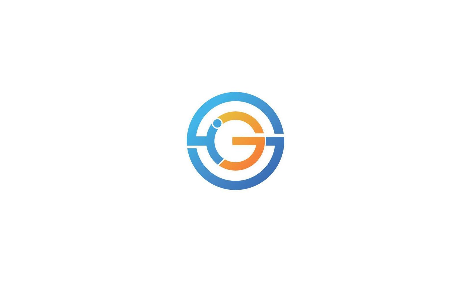 Gradient circle SGI letter logo design. IGS creative initials letter logo concept. SGI letter. Pro Vector