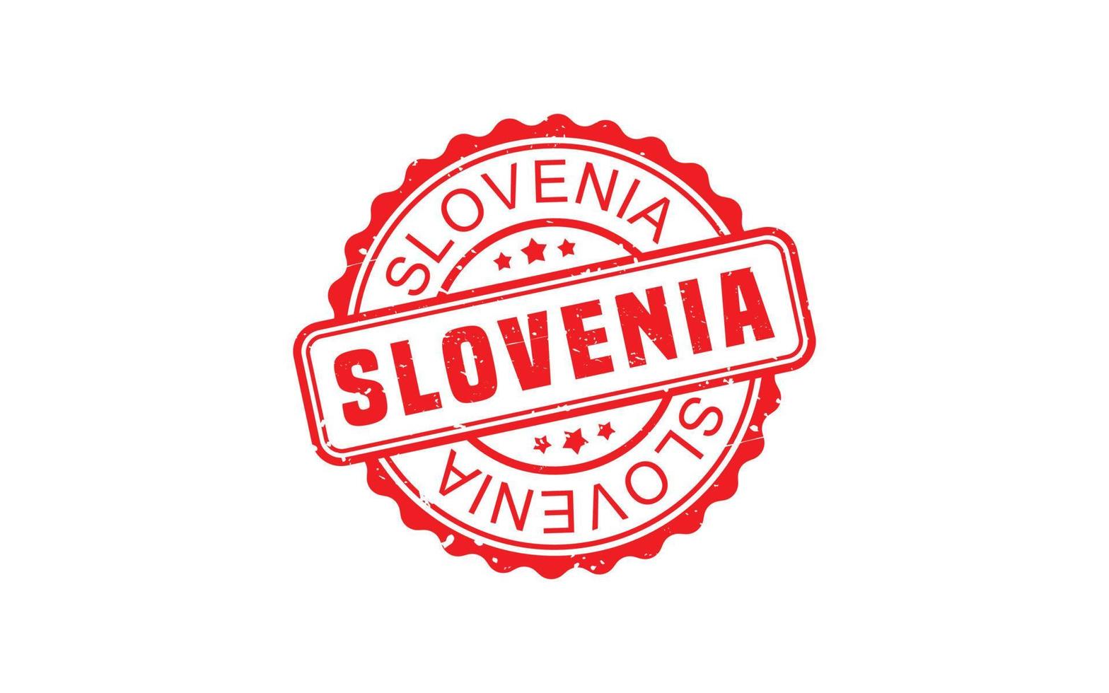 SLOVENIA stamp rubber with grunge style on white background vector