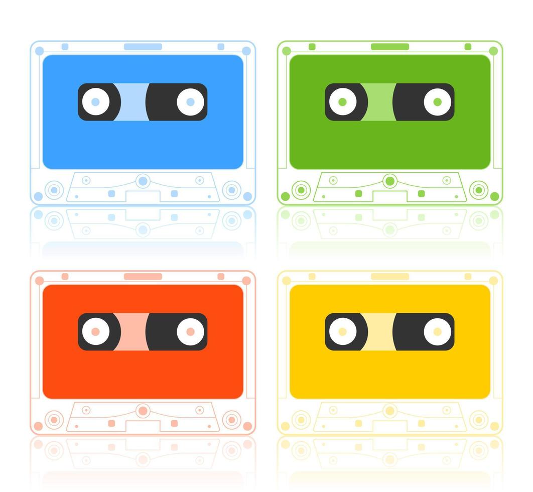 icono de un musical película de diferente colores. un vector ilustración