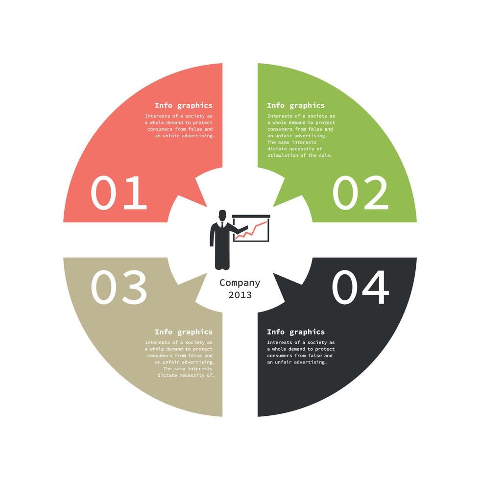 Business abstraction. A vector illustration