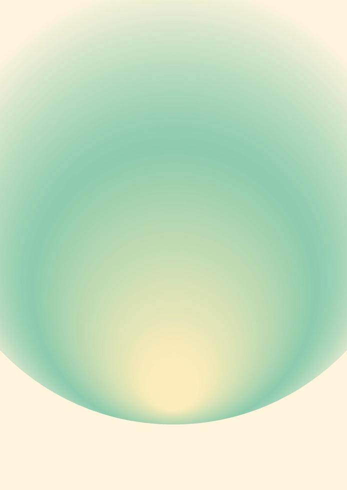 Colorful gradient background in beige and green. Abstract vector wallpaper in retro style is perfect for a cover, social networks or poster
