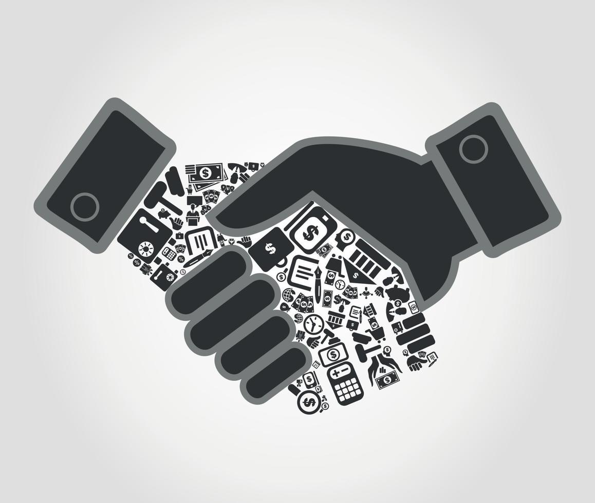 Abstraction on the topic of business vector