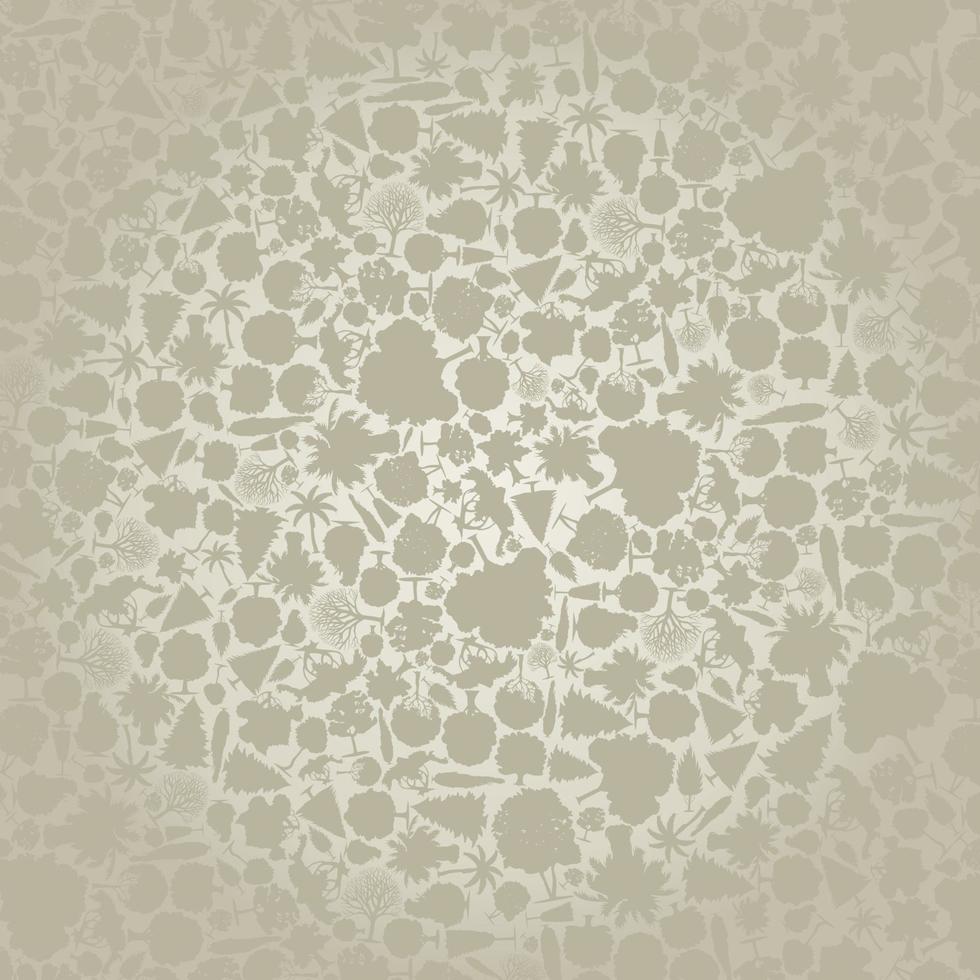 Grey background from trees. A vector illustration