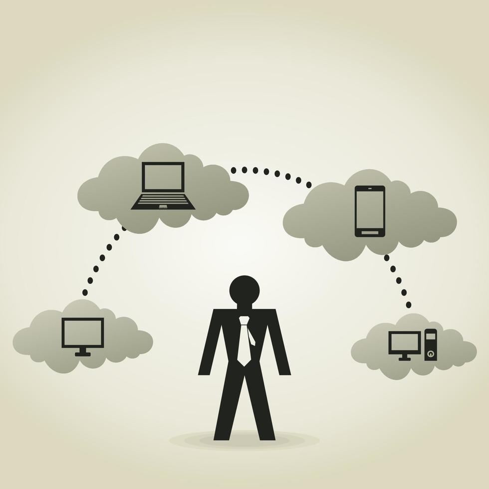 Abstraction on the topic of business vector