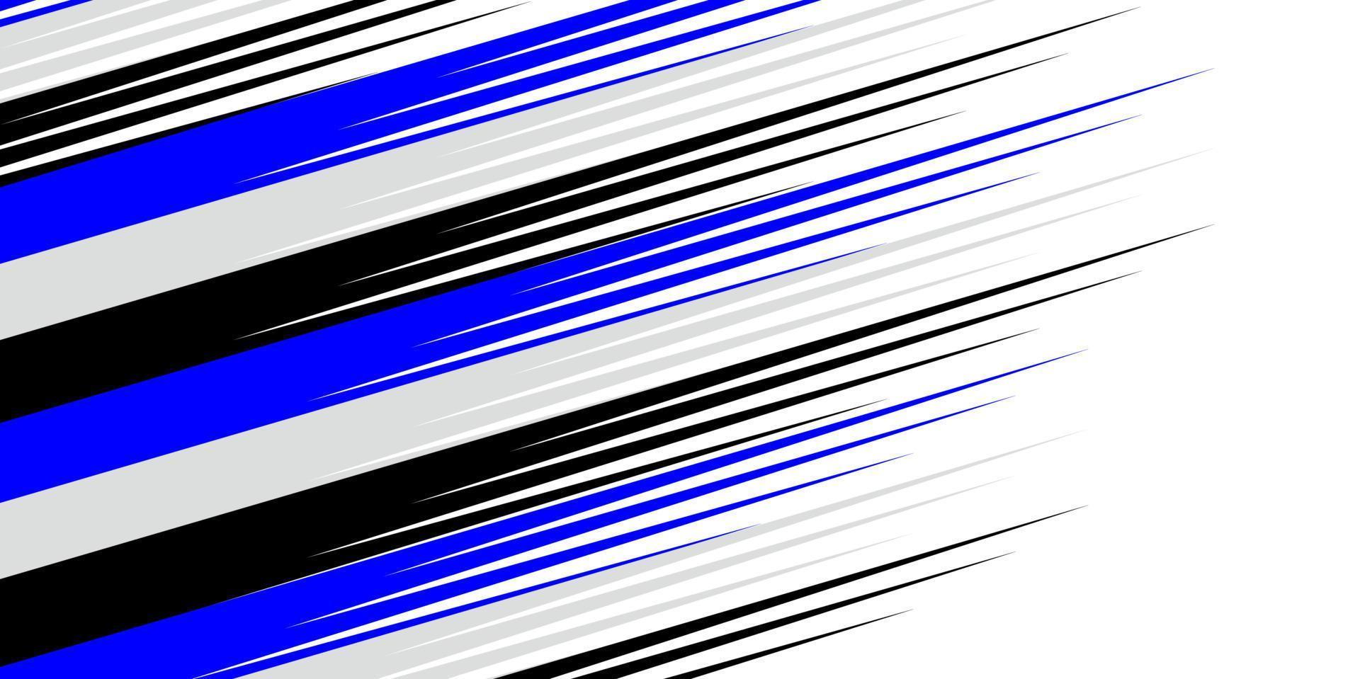 racing stripes decal blue flash vector