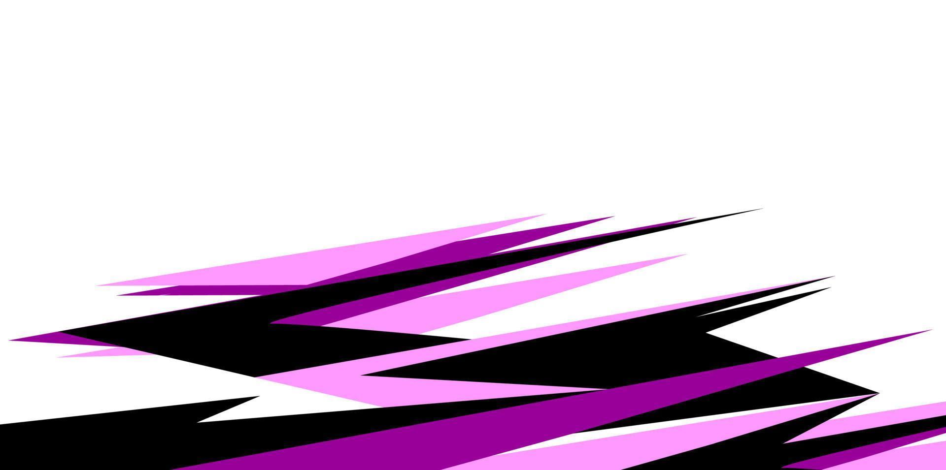 racing stripes purple abstract decals background vector