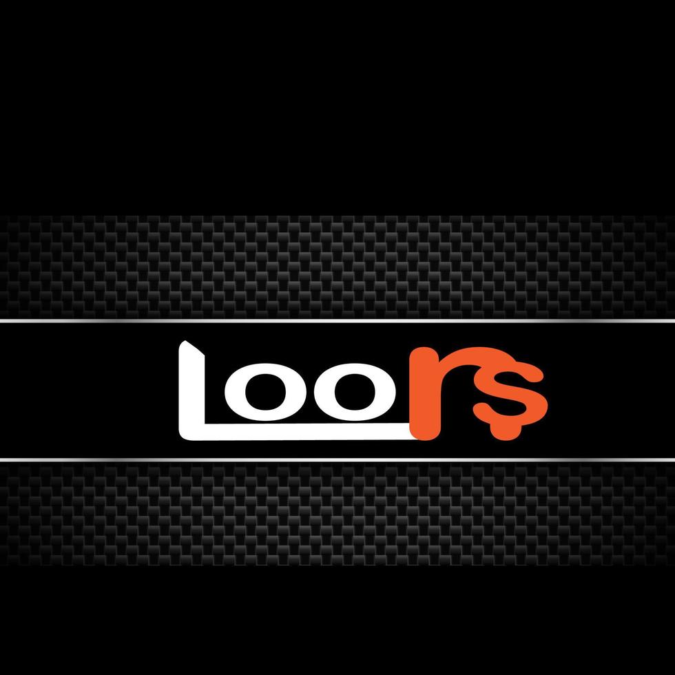 Loons Typography logo vector