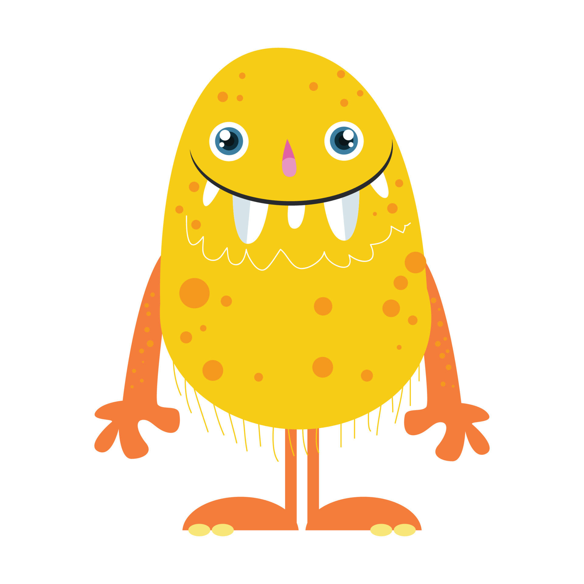 Yellow Monster Rainbow friends vector .Colorful toy cute monster. 20714730  Vector Art at Vecteezy