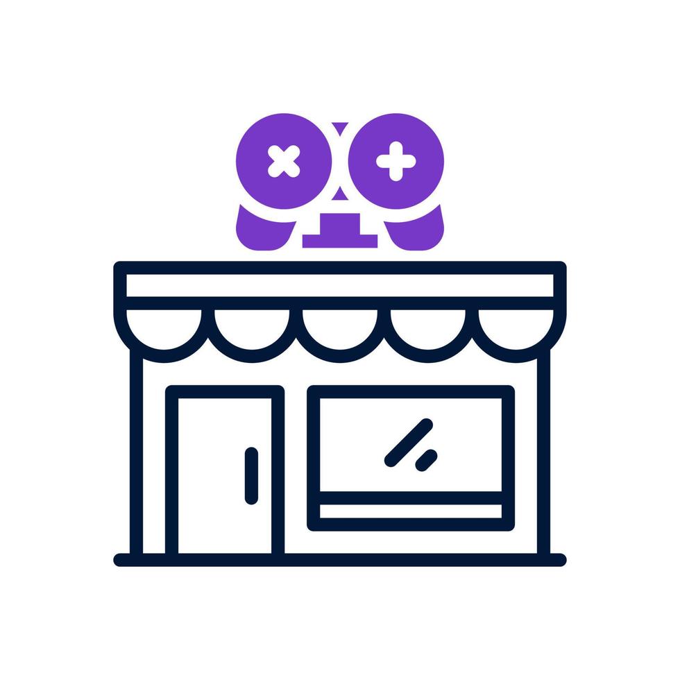 game shop icon for your website, mobile, presentation, and logo design. vector