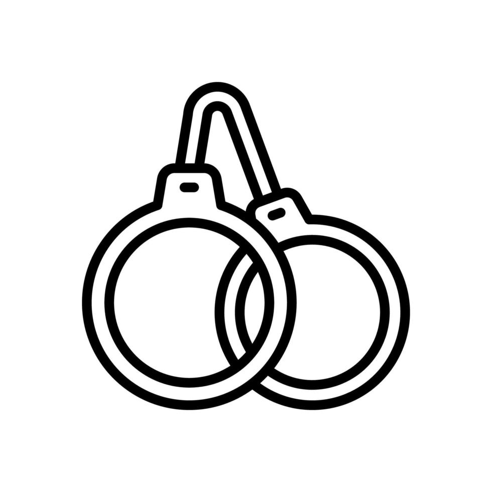 handcuffs icon for your website design, logo, app, UI. vector