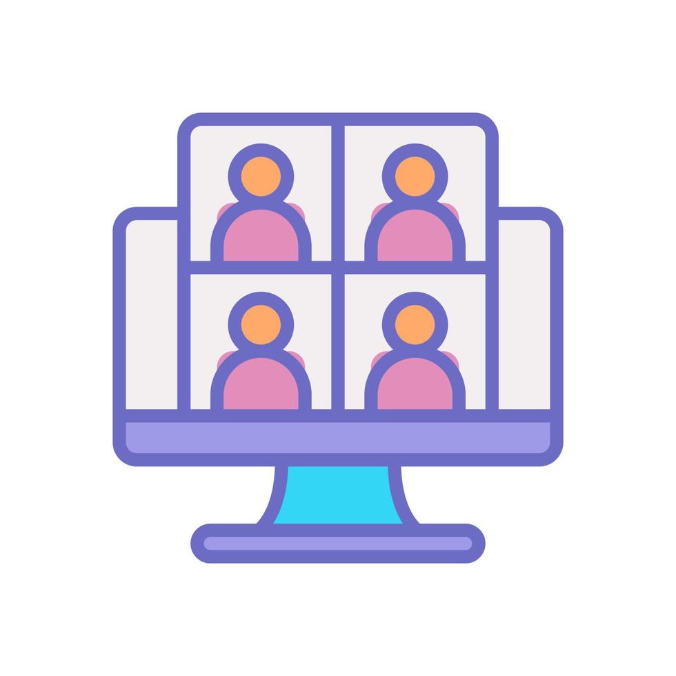 meeting icon for your website design, logo, app, UI. vector