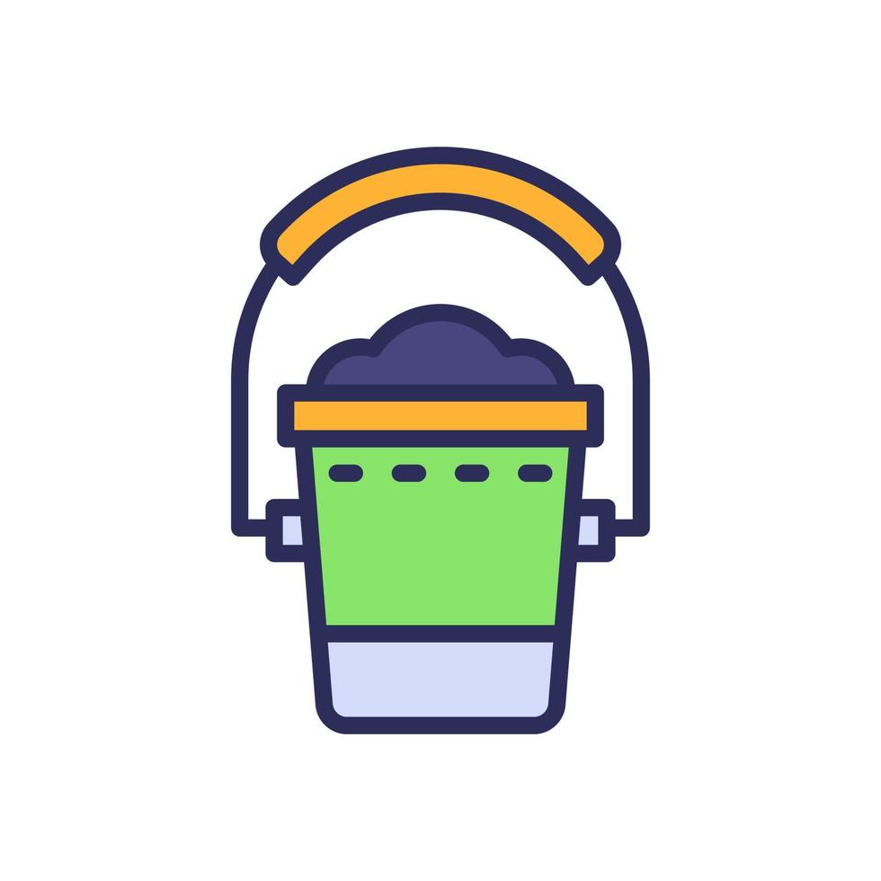 bucket icon for your website, mobile, presentation, and logo design. vector