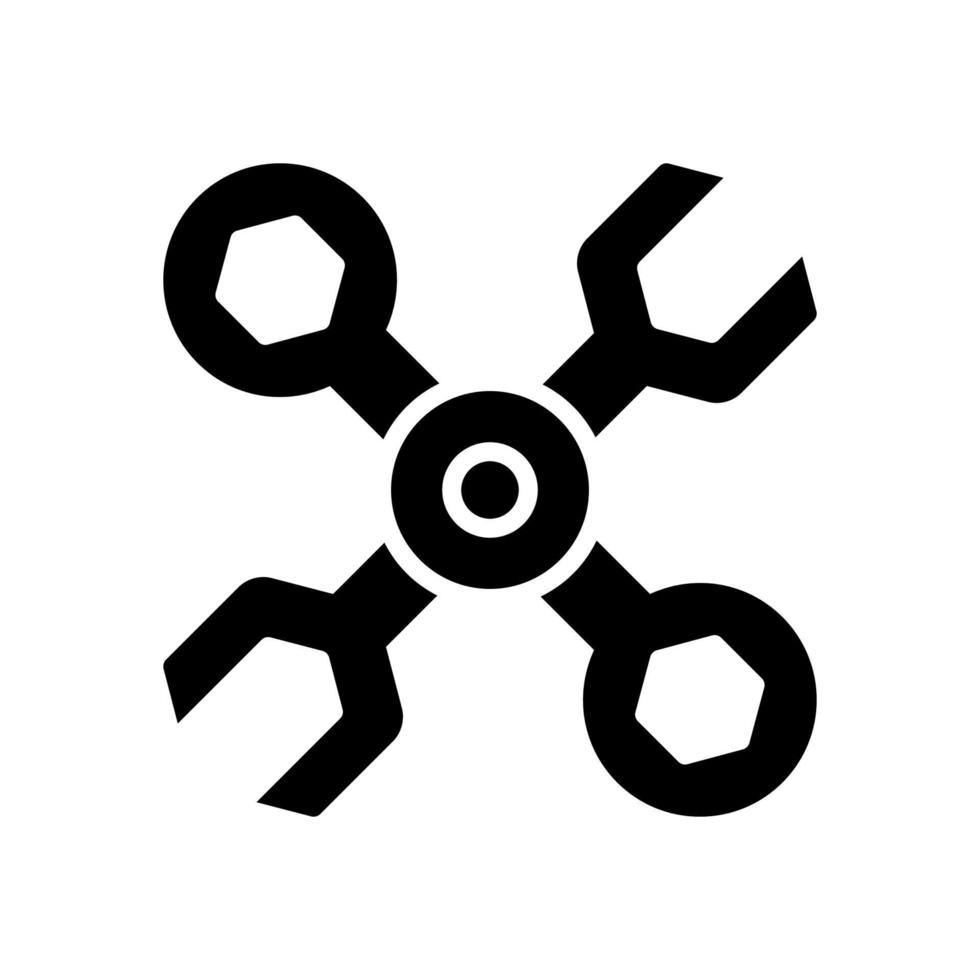 wrench icon for your website, mobile, presentation, and logo design. vector
