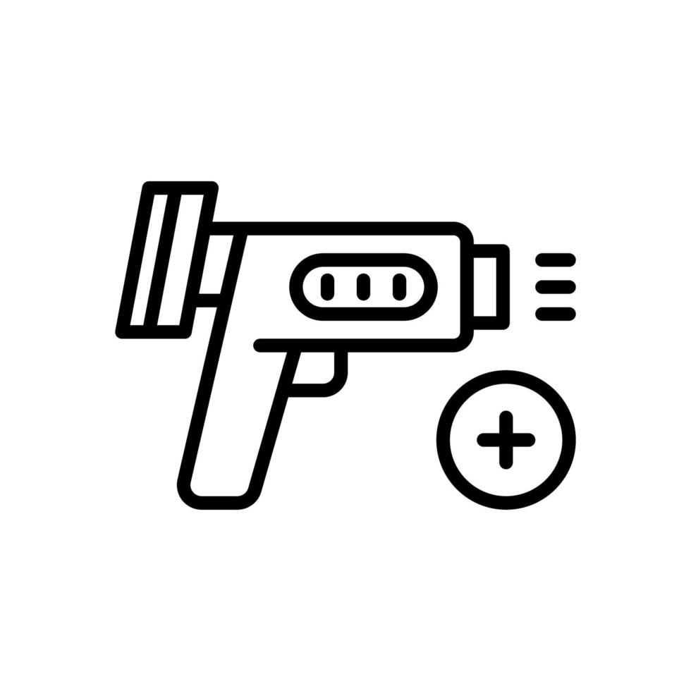 thermo gun icon for your website design, logo, app, UI. vector