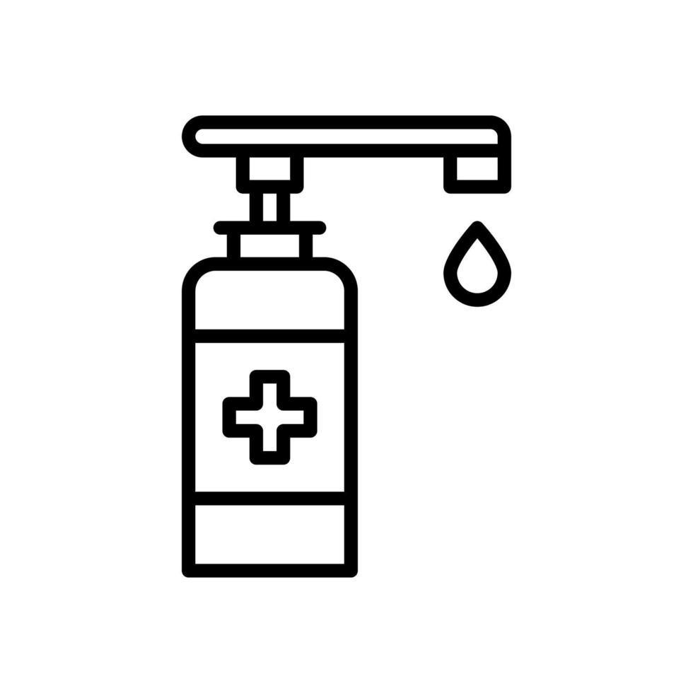 hand sanitizer icon for your website design, logo, app, UI. vector