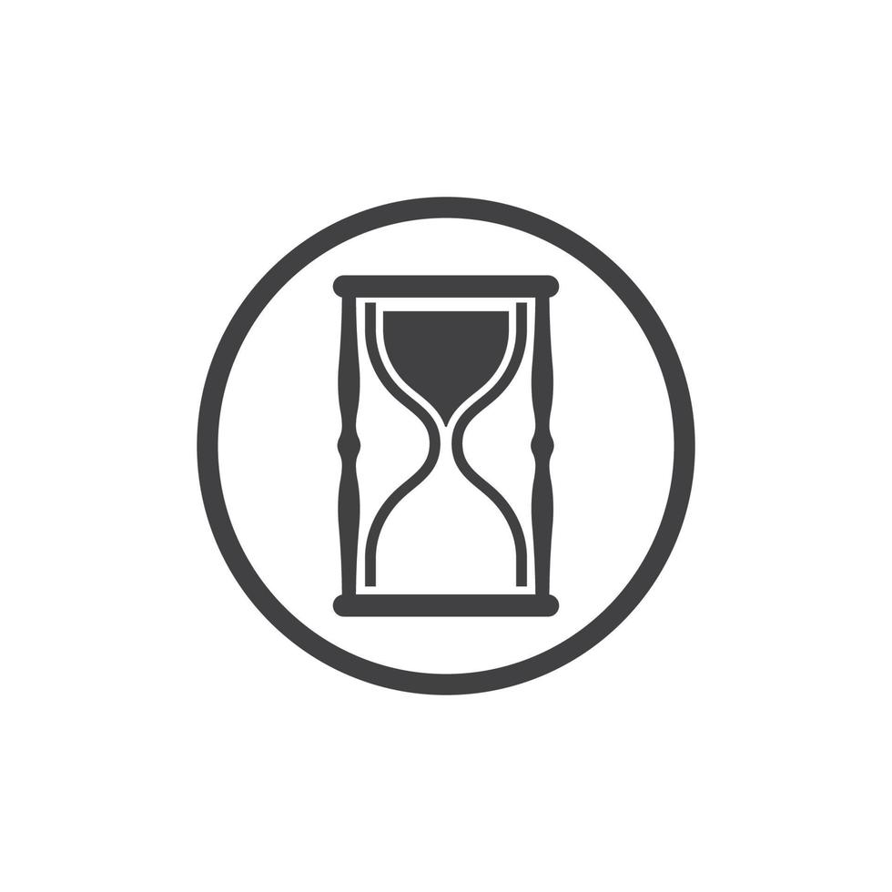 sand clock icon vector illustration design