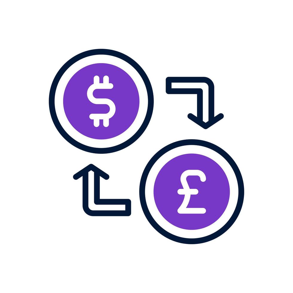 money exchange icon for your website, mobile, presentation, and logo design. vector