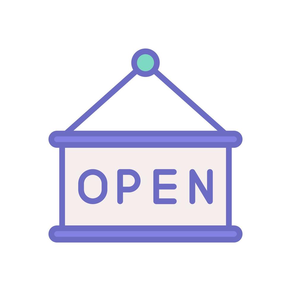 open icon for your website design, logo, app, UI. vector