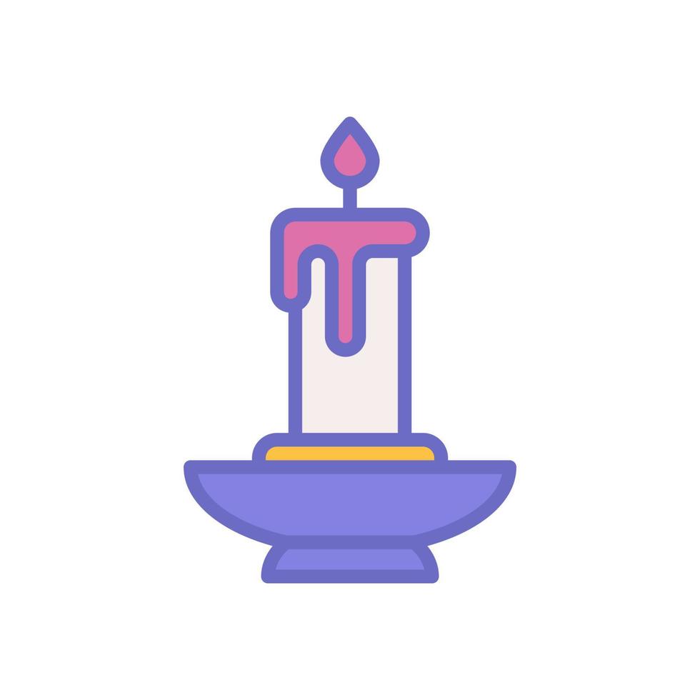 candle icon for your website design, logo, app, UI. vector