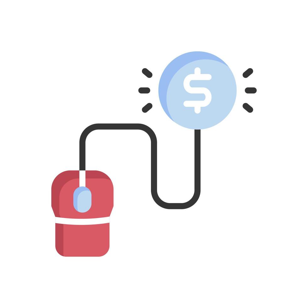 pay per click icon for your website design, logo, app, UI. vector