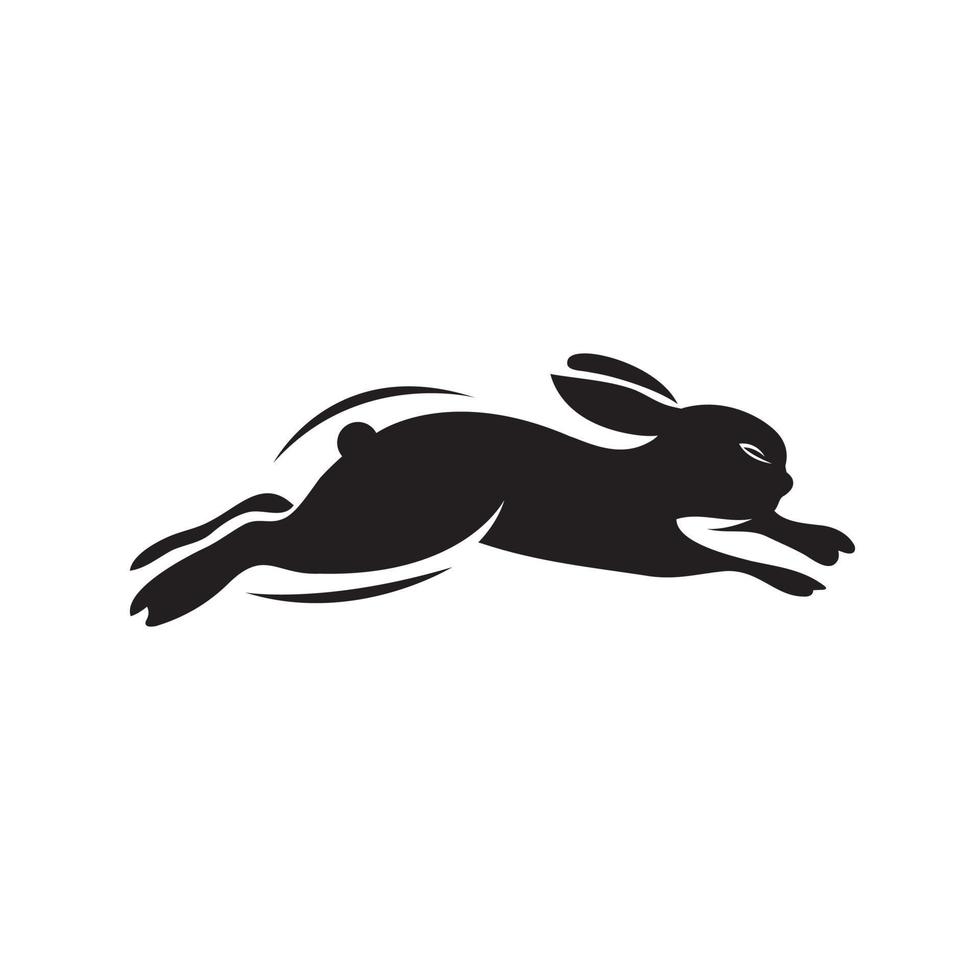Rabbit icon vector in modern flat style for web, graphic and mobile design.