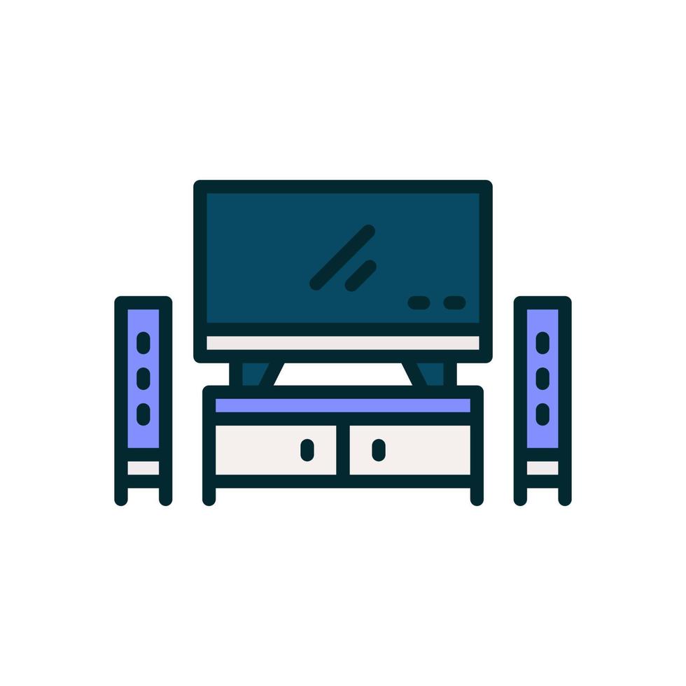 home theater icon for your website, mobile, presentation, and logo design. vector