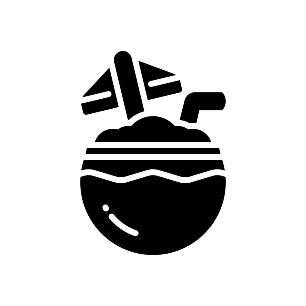 coconut icon for your website, mobile, presentation, and logo design. vector