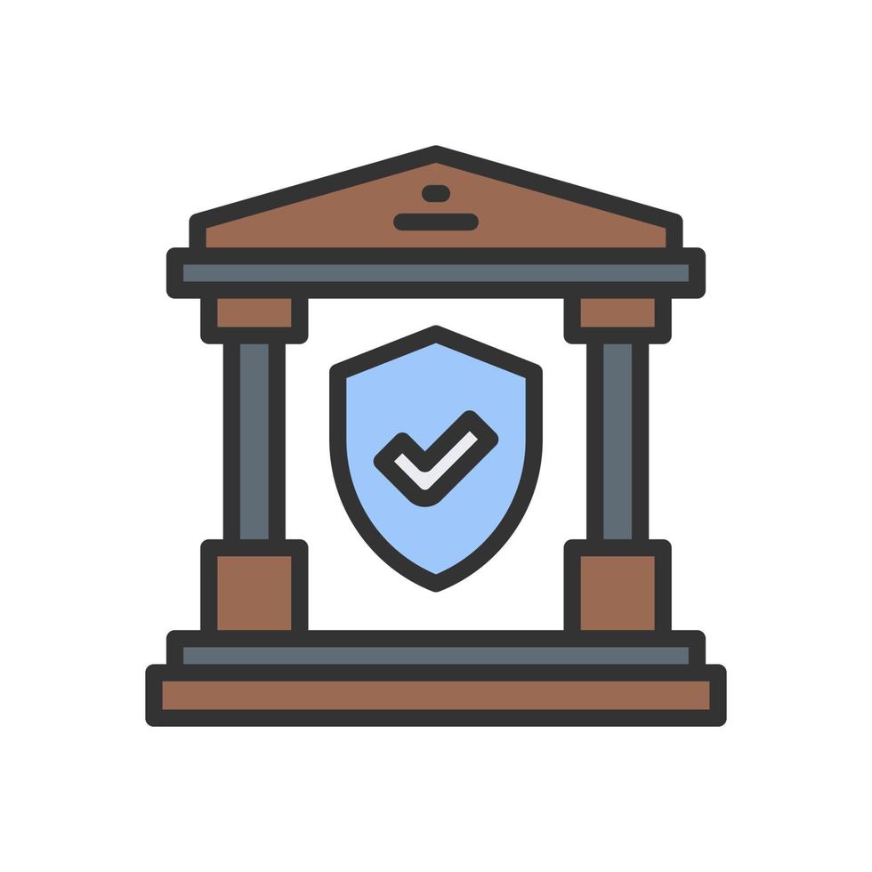 banking insurance icon for your website, mobile, presentation, and logo design. vector