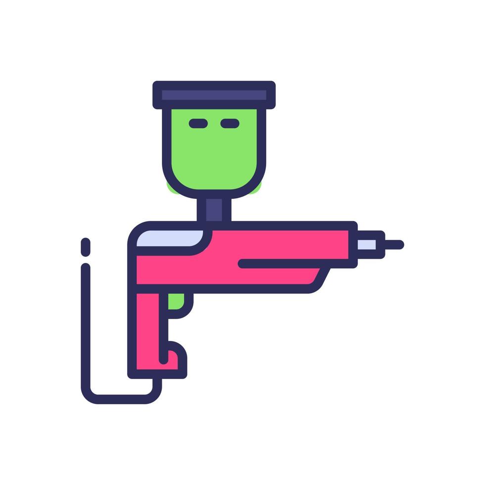 spray gun icon for your website, mobile, presentation, and logo design. vector